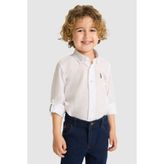 U.S. Polo Assn. 50324683-VR013 Beyaz Erkek Çocuk Gömlek