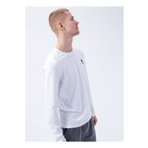 U.S. Polo Assn. BISITSK022 Bisiklet Yaka Beyaz Erkek Sweatshirt