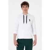 U.S. Polo Assn. Erkek Beyaz Basic Sweatshirt 50289059-VR013