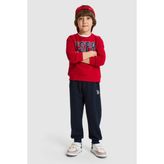 U.S. Polo Assn. Erkek Çocuk Kırmızı Pijama Takımı 50334112-VR030 - 3 - 4 Yaş