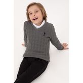 U.S. Polo Assn. Erkek Çocuk Siyah Kazak/Triko 50315639-VR046