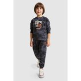 U.S. Polo Assn. Erkek Çocuk Siyah Pijama Takımı 50334092-VR046 - 6 - 7 Yaş