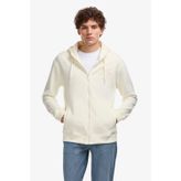 U.S. Polo Assn. Erkek Comfort Fit Fermuarlı Kapüşonlu Krem Örme Hırka50315757-VR256
