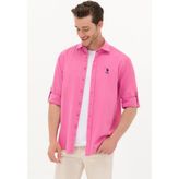 U.S. Polo Assn. Erkek Pembe Basic Gömlek 50254189-VR041