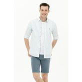 U.s. Polo Assn. Erkek Saks Desenli Gömlek 50264399-vr045
