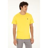 U.S. Polo Assn. Erkek Sarı Basic Tişört 50279632-VR044