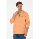 U.S. Polo Assn. Erkek Turuncu Basic Sweatshirt 50295149-VR202