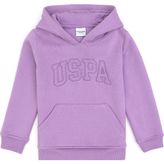 U.S. Polo Assn. Kız Çocuk Lila Basic Kapüşonlu Şardonlu Basic Sweatshirt 50314311-VR034 - 5 - 6 Yaş