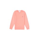 U.S. Polo Assn. Kız Çocuk Neon Pembe Bisiklet Yaka Basic Kazak 50313060-VR105
