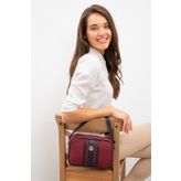 U.S. Polo Assn. US8003 Bordo Lacivert Kadın Postacı Çantası