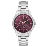 U.S. Polo Assn. USPA1126-09 Bordo Kadran Erkek Kol Saati