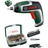 Uç Setli Akülü Vidalama Şarjlı Tornavida Şarjlı Matkap Ixo 7 .nesil + Bosch 32 Parça Vidalama Ucu S - 0