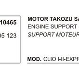 Üçel 10465 Renault Clio Sağ Motor Takozu