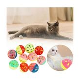 Ucuz Sepet 4'lü Çıngıraklı Top Kedi Oyuncağı