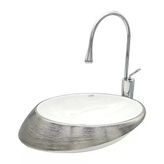 Ufo Platin Beyaz Çanak Lavabo