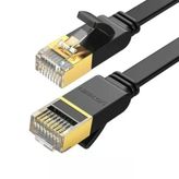 Ugreen 11265 Nw106 Cat7 10Gbps Yüksek Ağ Hızı U/Ftp Flat Yassı Ethernet Kablosu Siyah 10Metre
