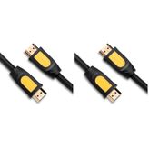 Ugreen 4K HDMI Kablo, 2 Metre, Siyah (2 paketi)