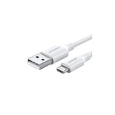 Ugreen Usb-A to Micro USB Hızlı Şarj Kablosu Beyaz, 1M, 60141