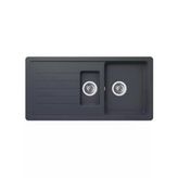 Ukinox Valente D-150 L Siyah Granit Eviye