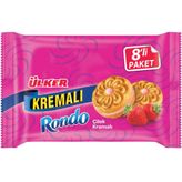 Ülker 488 gr Rondo Çilekli Bisküvi