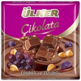 Ülker 60 gr Fındıklı Üzümlü Bol Sütlü Çikolata