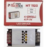 Ultra Slim 12V-5 Amper Sessiz Şerit LED Trafosu - 12V-5A