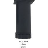 Ulu Ayak 10 cm Vidalar Dahil Siyah