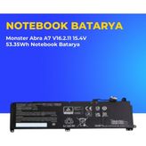 Ümit Maker Monster Abra A7 V16.2.11 15.4V 53.35WH Notebook Batarya - Siyah