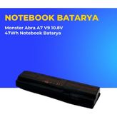 Ümit Maker Monster Abra A7 V9 10.8V 47WH Notebook Batarya - Siyah