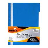 Umix UMİX TELLİ DOSYA 50'Lİ MAVİ
