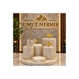 umut mermer Bej mermer banyo seti