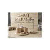 umut mermer Traverten 6lı banyo seti