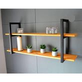 Umutpark Metal Ahşap Duvar Raf
