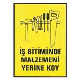 ünalgrup Iş Bitiminde Malzemeni Yerine Koy Levhası