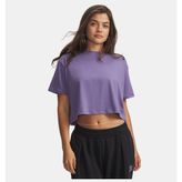 Under Armour Kadın UA Rival Boxy Solid T-Shirt - XL - Mor-520