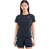 Under Armour Tech Solid Kadın Siyah Yuvarlak Yaka Tişört - XS