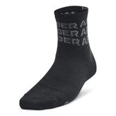 Under Armour Yth Ua Essential 6Pk Qtr Erkek Çocuk Çorap, Siyah, MD