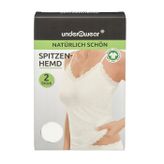 Underwear Beyaz 2'li Dantelli Kadın Atlet