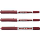 Uni-Ball Eye Micro 0.5 Kırmızı Roller Kalem Üç Adet