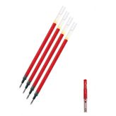 Uni-Ball UM-153 1.0 mm Pilot Roller İmza Kalemi, Kırmızı, 4 Adet