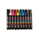 Uni Posca Marker Kalem Pc-5m (1.8-2.5mm) 10'lu Set