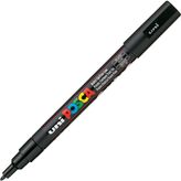 Uni Posca PC-3M Siyah Boyama Markörü