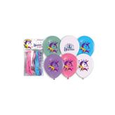 Unicorn 6'lı Balon Renkli 3+