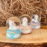 Unicorn Orta Boy Işıklı Kar Küresi