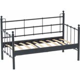 Unimet Lalas Dk Metal Sofa Sedir 70X140 Ikili Koltuk Siyah (Mindersiz)
