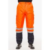 Uniprom Iş Pantolonu Su ve Rüzgar Geçirmez Içi Elyaflı Kışlık Erkek Neon Turuncu - 3XL