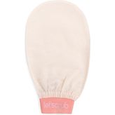 Unisex Banyo Duş Kesesi Peeling Eldiveni%100 Floş İpek (Ekru)