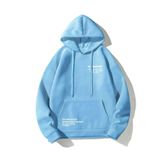 Unisex Happiest Baskılı Oversize Kapşonlu Sweatshirt