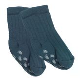 Unisex Mavi Kaydırmaz Taban Polar Çorap