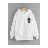 Unisex Sırt Baskılı Kapşonlu Oversize Sweatshirt
